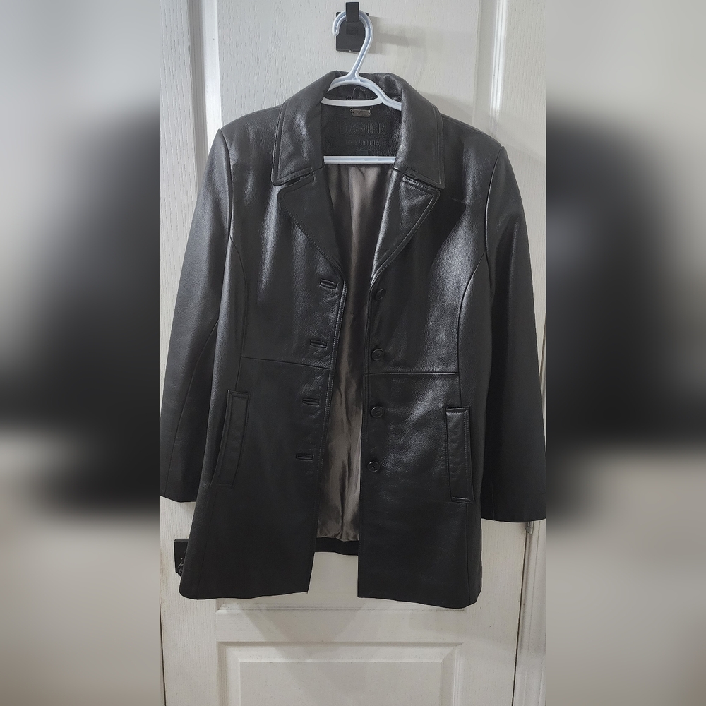 Danier Black Leather Jacket